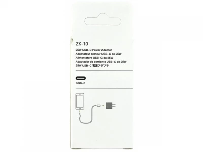 GGV ZK-10 Nabíjecí adaptér USB C, 25 W, bílá