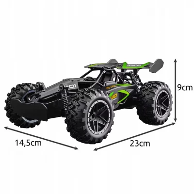 Kruzzel 22439 Terénne auto RC 1:18, 2.4Ghz, 15 km/h čierne