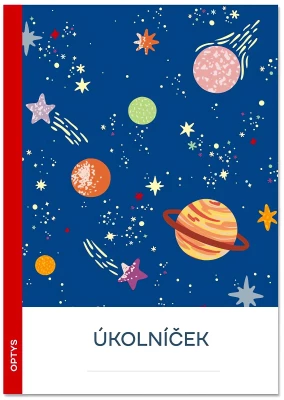 OPTYS Úkolníček A6, 20 listů, Vesmír