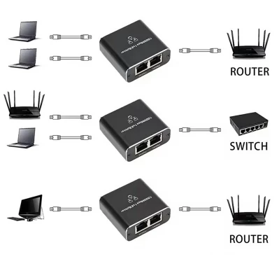 APT HD43 Distribútor siete 1x2 RJ45, 1 GB/S