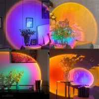 Verk 24571 RGB Lamp Sunset Sunset s diaľkovým ovládaním