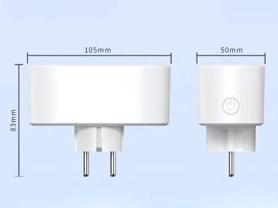 Verk 06343 Inteligentná zásuvka WiFi Dual Smart, biela