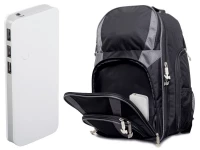 Verk 06348 Powerbanka 10 00 0mAh 3x USB, USB kabel + LED svítilna