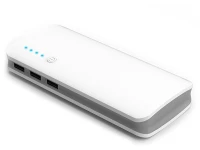 Verk 06348 Powerbanka 10 00 0mAh 3x USB, USB kabel + LED svítilna