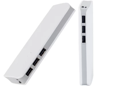Verk 06348 Powerbanka 10 00 0mAh 3x USB, USB kabel + LED svítilna