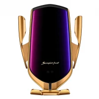 Verk 06214 Bezdrátová nabíječka, držák do auta, zlatý