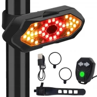 Foxter 3200 Zadné LED svetlo so smerovkami a bezdrôtovým ovládaním