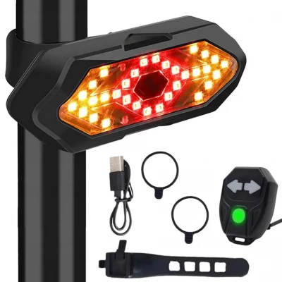 Foxter 3200 Zadné LED svetlo so smerovkami a bezdrôtovým ovládaním