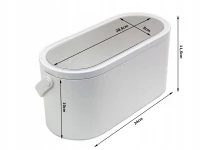 Verk 24342 Organizér na kosmetiku se zrcadlem USB LED růžový