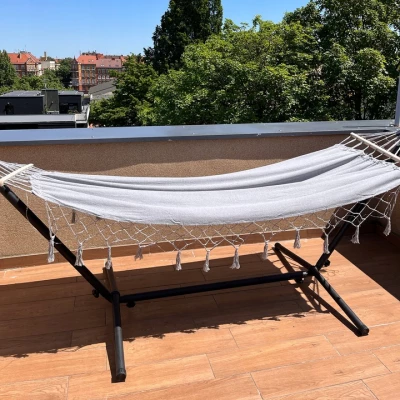 Gardlov 25465 Hojdacia sieť 200 x 150 cm sivá