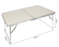 Trizand 23428 Skládací kempingový stůl 60 x 40 cm béžový