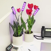 Verk 12353 LED Lampička pro pěstování rostlin 24 LED 3 panely