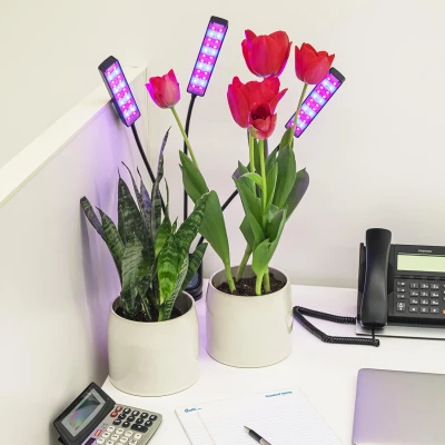 Verk 12353 LED Lampička pro pěstování rostlin 24 LED 3 panely