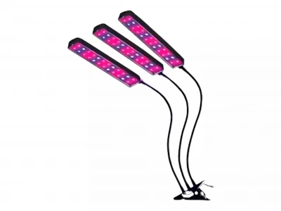 Verk 12353 LED Lampička pro pěstování rostlin 24 LED 3 panely