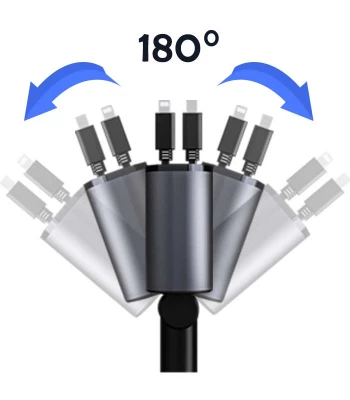 Gordon G819 Autonabíječka 1x USB-A, 2x USB-C, 1x USB Lightning, 4 v 1