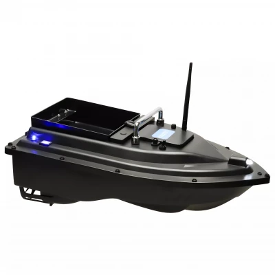 KIK KX3307 RC Zakrmovací zavážecí rybářská loď 12000mAh, 500m černá