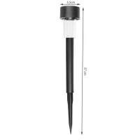 Gardlov 23859 Záhradné solárne lampy 37 cm, 10 ks