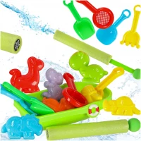 KIK KX3256 Súprava na piesok pre deti + vodná pištoľ, 12 ks