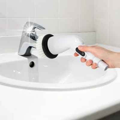 KIK KX3296 Elektrický čistící rotační kartáč, teleskopický 9 v 1