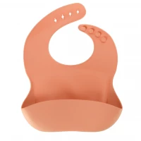 KIK KX4001 Silikónová súprava riadu pre deti 4 ks, oranžová