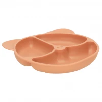 KIK KX4001 Silikónová súprava riadu pre deti 4 ks, oranžová