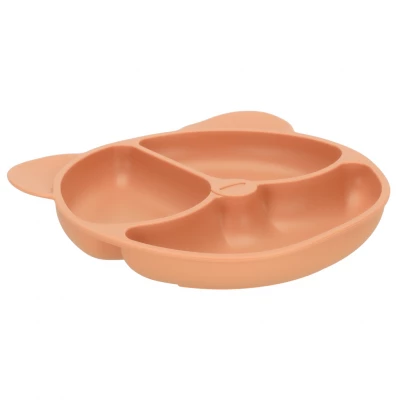 KIK KX4001 Silikónová súprava riadu pre deti 4 ks, oranžová