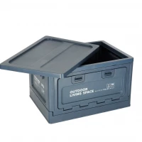 KIK KX3281 Skladací kempingový box 40 x 29 x 24 cm, modrý