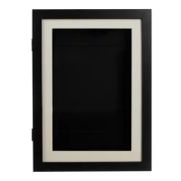 Kruzzel 25419 Umelecký fotorámik 33 x 24 x 3 cm, A4, čierny