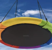 Kruzzel 25285 Hojdací kruh 100 cm dúha