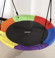 Kruzzel 25285 Hojdací kruh 100 cm dúha