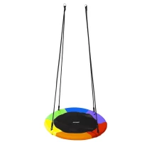 Kruzzel 25285 Hojdací kruh 100 cm dúha