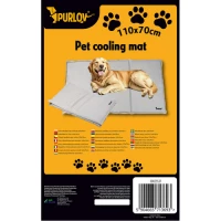 Purlov 25531 Chladiaca podložka pre psa alebo mačku 90 x 50 cm sivá