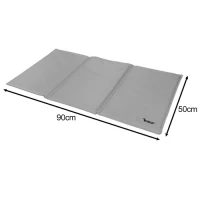 Purlov 25531 Chladiaca podložka pre psa alebo mačku 90 x 50 cm sivá