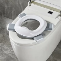 Kruzzel 25510 Dětský skládací nočník 2 v 1, šedobílý
