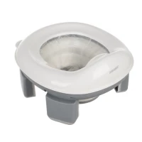 Kruzzel 25510 Dětský skládací nočník 2 v 1, šedobílý