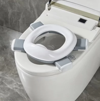 Kruzzel 25510 Dětský skládací nočník 2 v 1, šedobílý