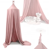 KIK KX6104 Stan s baldachýnom teepee svetloružový