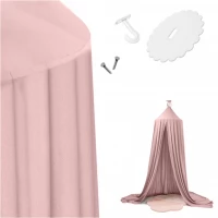 KIK KX6104 Stan s baldachýnom teepee svetloružový
