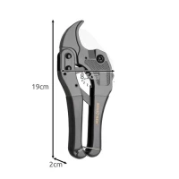 Bigstren 25066 Kliešte na plastové rúry do priemeru 42 mm, čierne