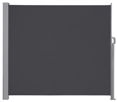 Luaro KX3219 Bočná markíza s navíjacím mechanizmom 180 x 400 cm, sivá