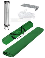 Malatec 2199 Zahradní altán skládací 3 x 3 m + 4 boční stěny zelený - bazar