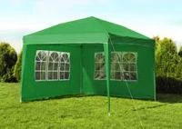 Malatec 2199 Zahradní altán skládací 3 x 3 m + 4 boční stěny zelený - bazar