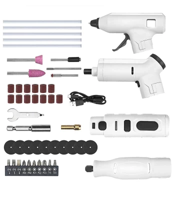 Gordon G970 Multifunkční sada Aku nářadí - šroubovák, tavná pistole, bruska 3 v 1