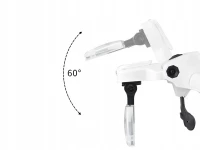 Verk 09208 Lupa so 4x LED osvetlením (1x, 1,5x, 2x, 2,5x , 3,5x)