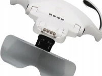 Verk 09208 Lupa so 4x LED osvetlením (1x, 1,5x, 2x, 2,5x , 3,5x)