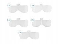 Verk 09208 Lupa so 4x LED osvetlením (1x, 1,5x, 2x, 2,5x , 3,5x)