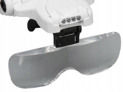 Verk 09208 Lupa so 4x LED osvetlením (1x, 1,5x, 2x, 2,5x , 3,5x)