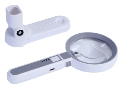 Verk 09209 Multifunkční lupa s osvětlením 20x LED, zvětšení 3,5x, 10,25x