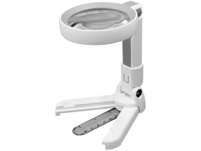 Verk 09209 Multifunkční lupa s osvětlením 20x LED, zvětšení 3,5x, 10,25x