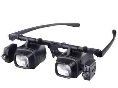 Verk 09210 Hodinářské brýle s podsvícením 2x LED, (2x; 6x; 8x; 12x; 24x)